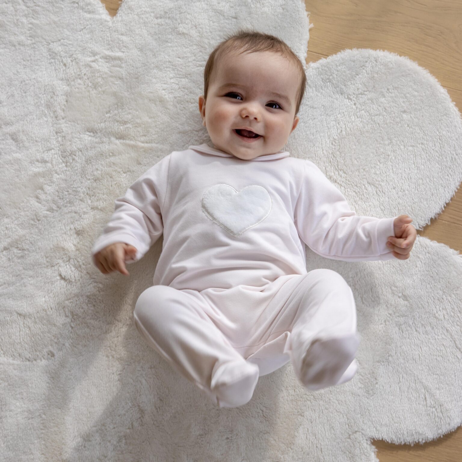 Living Nature Pyjama Astrid Teddy Hart Roze