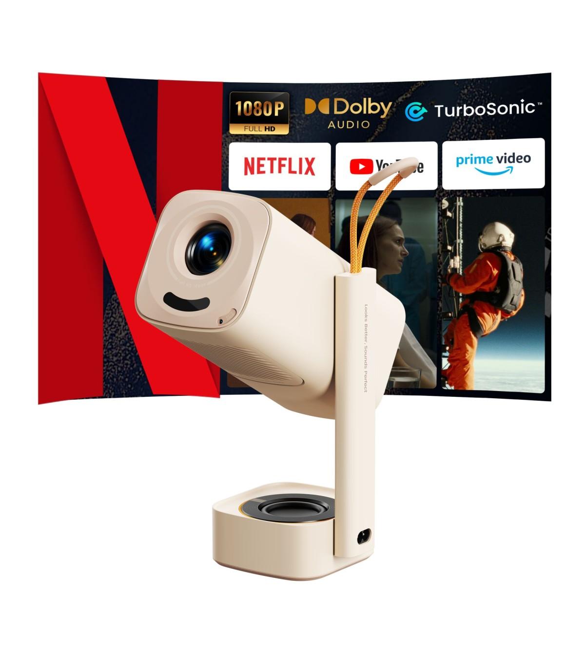 Yaber T1 Pro Smart Projector Beige