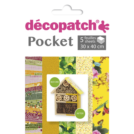 Decopatch Pocket Collection nr 26 - 5 vel - 30x40 cm