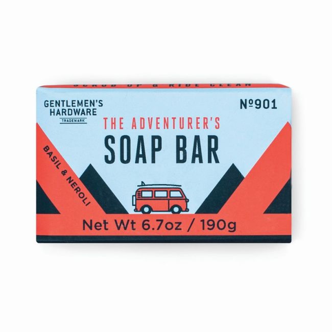 Gentlemen's Hardware Zeep The Adventurer's Soap Basil and Neroli