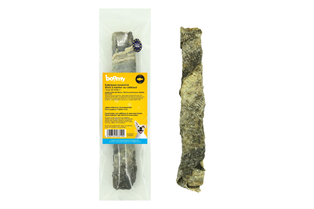 Boomy Kabeljauw kauwstick 80-100g