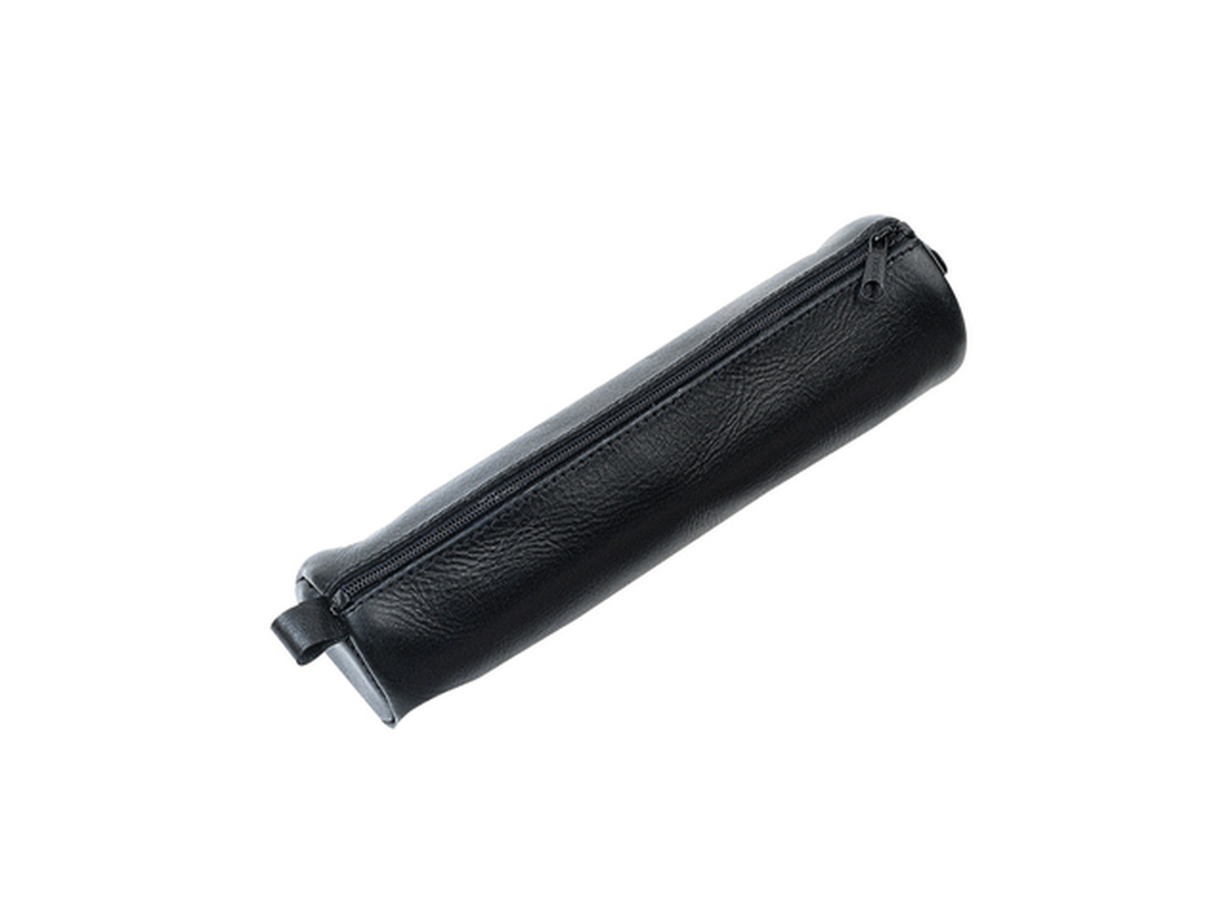 Alassio Pennenrol 21 cm Zwart Leder - diameter 6 cm