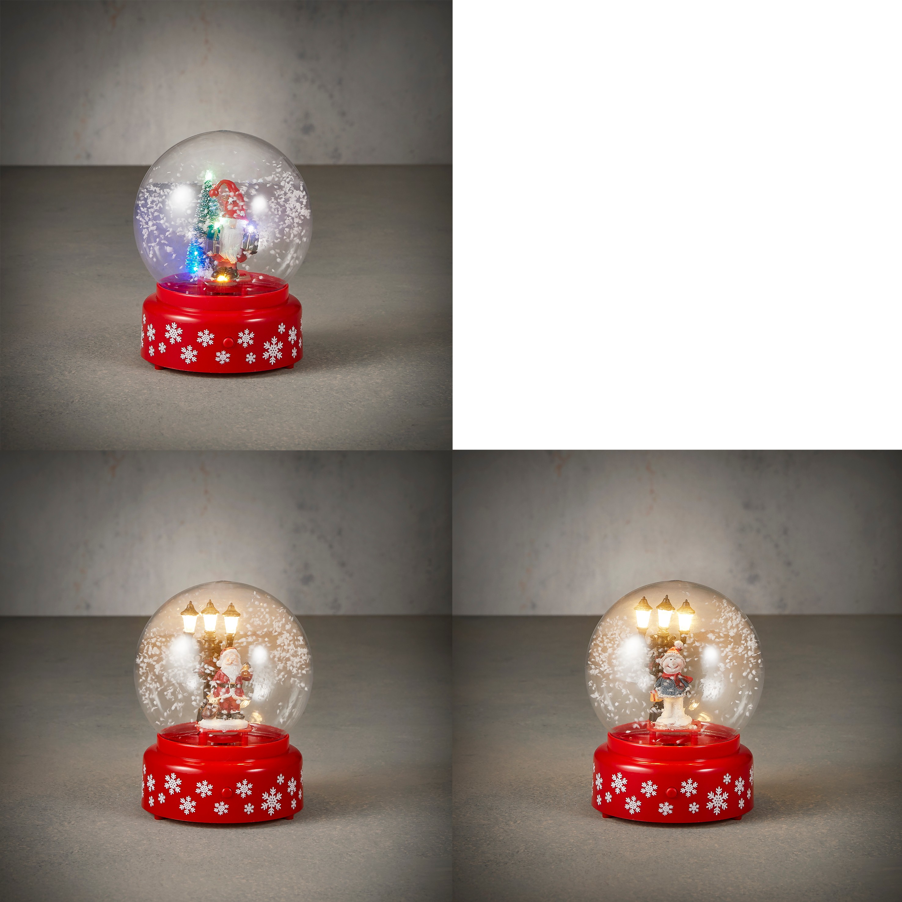 Luca Lighting Schudbol LED 13x18 cm - 3 led - assorti - prijs per stuk