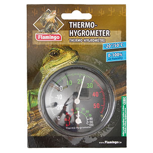 Flamingo Terr. Thermo / Hygrometer Analoog