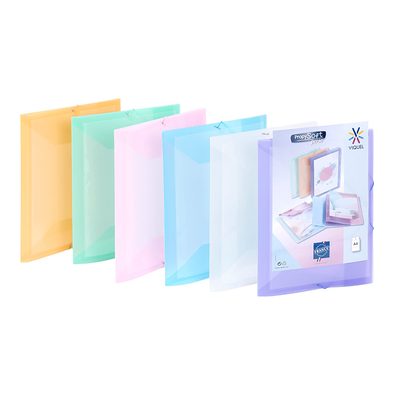 Viquel Elastomap A4 PP PropySoft Perso assorti - Prijs per Stuk