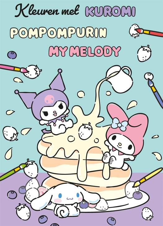 Kleurboek Kleuren met Kuromi Pompompurin