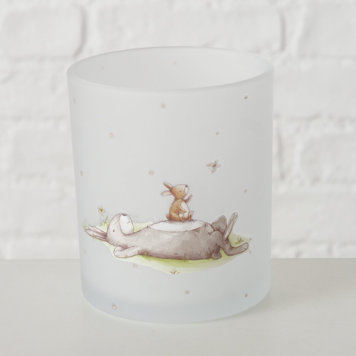 Boltze Home Theelichthouder Charmy 10cm - Glas - assorti - prijs per stuk