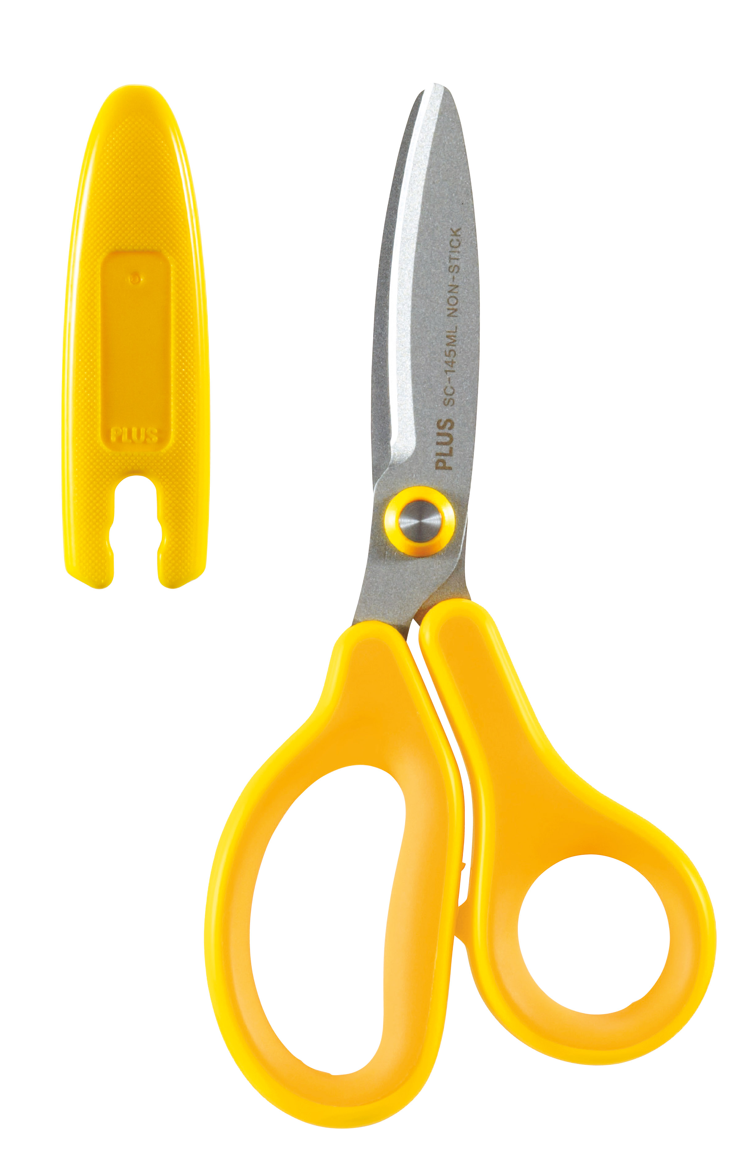 Plus Fitcut Curve Schaar voor Kinderen Geel voor Linkshandigen