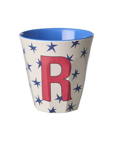 Rice Cup Melamine Letter R Stars 250ml