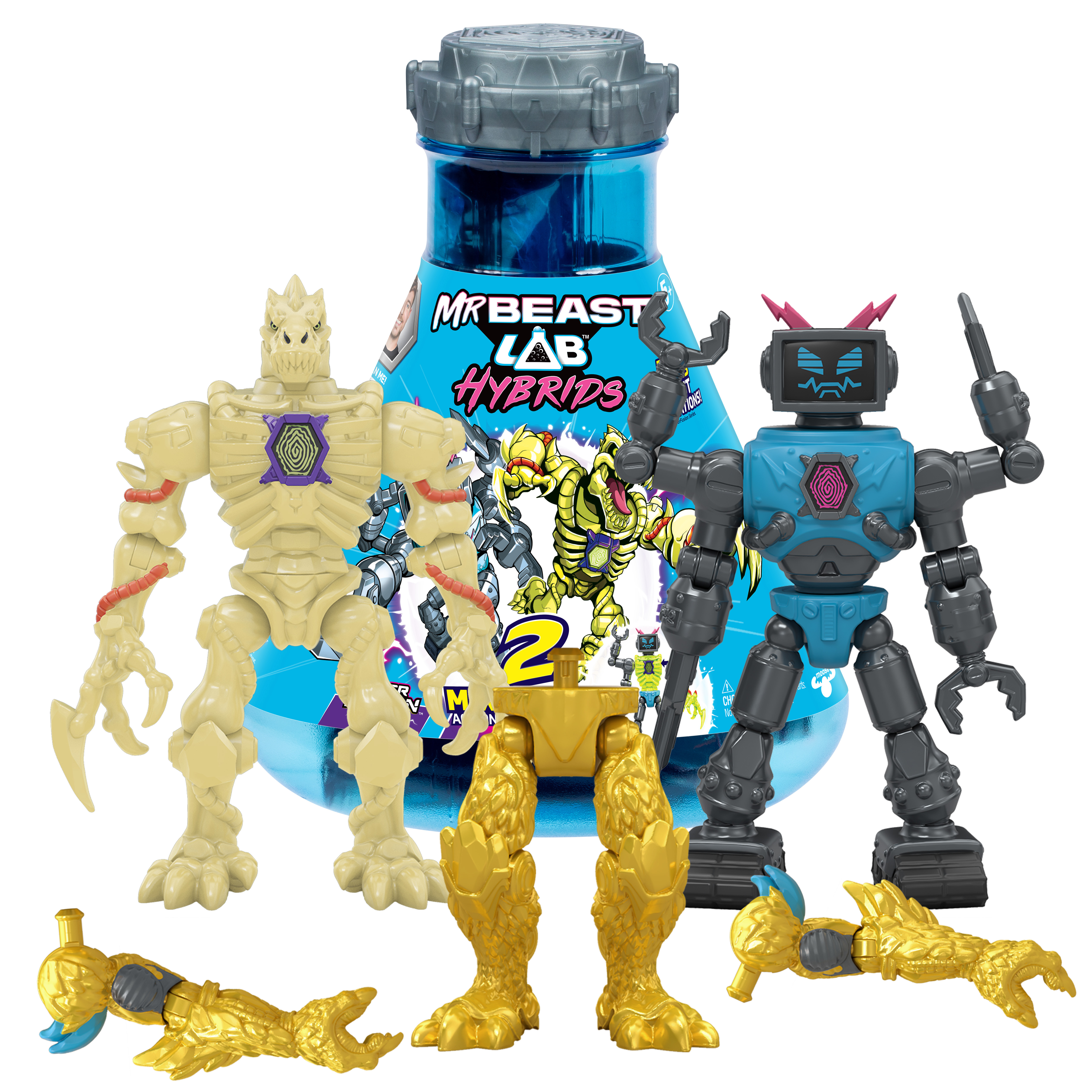 Mr Beast Lab Hybrid Multipack Lab-Bos vs Gris Skeleton