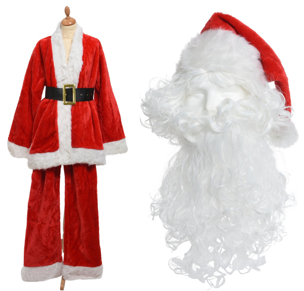 Kerstpak met Muts & Baard - One Size Kerstpak met Muts & Baard - One Size