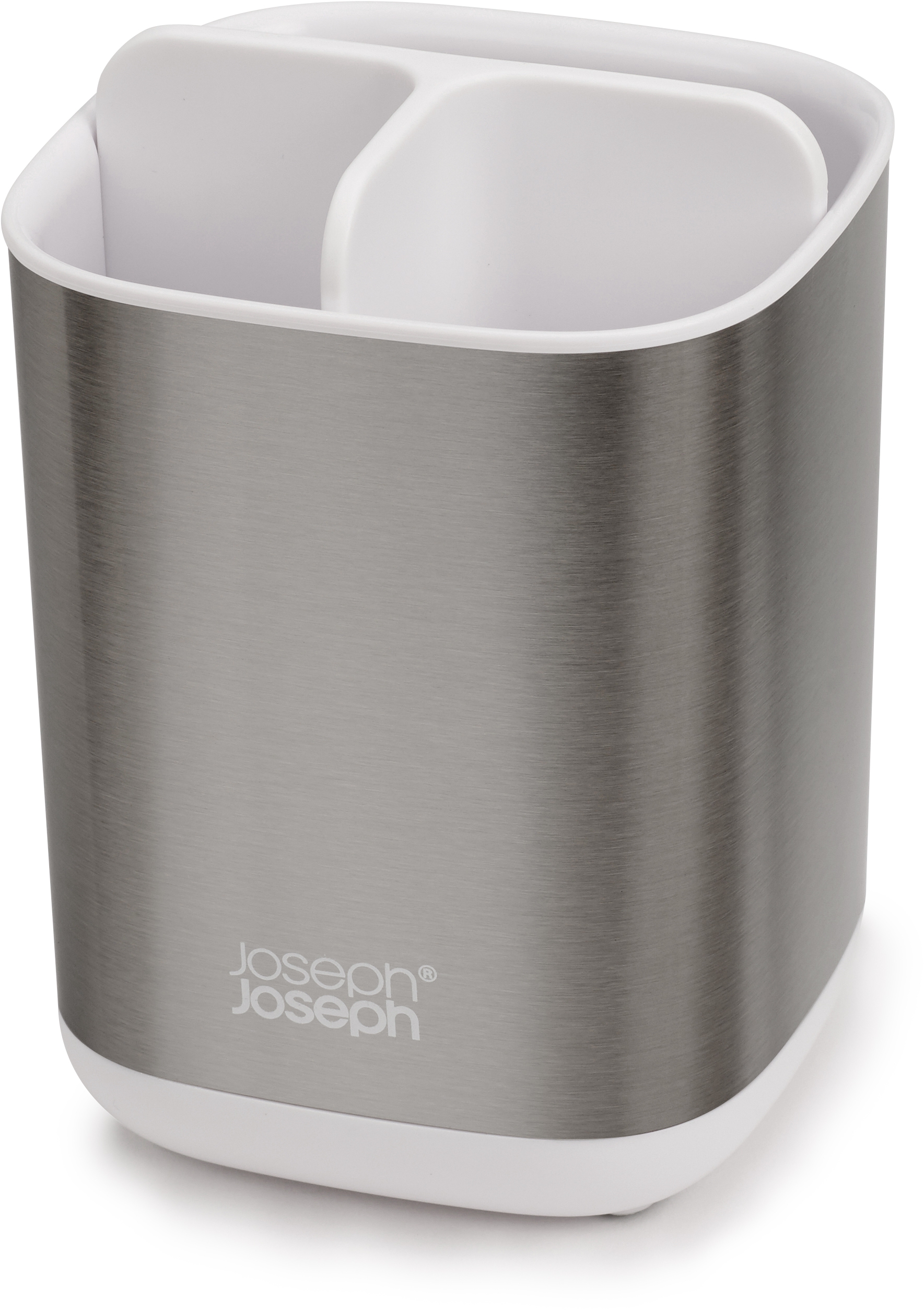 Joseph Joseph Tandenborstelorganiser EasyStore - Steel - Wit