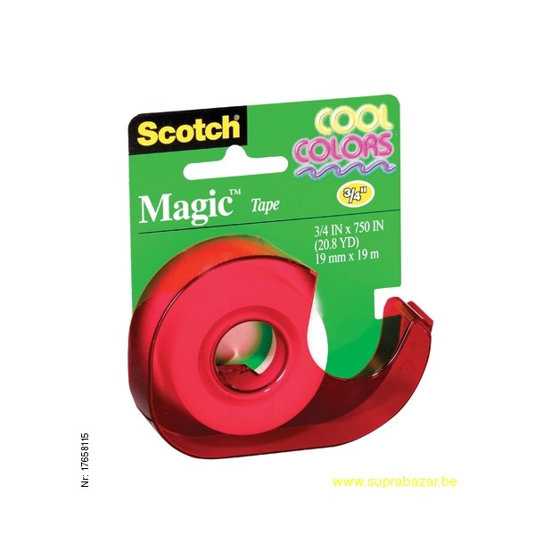 Scotch Kleefbanddispenser Maxi Tape 19mmx19m - Cool Colors