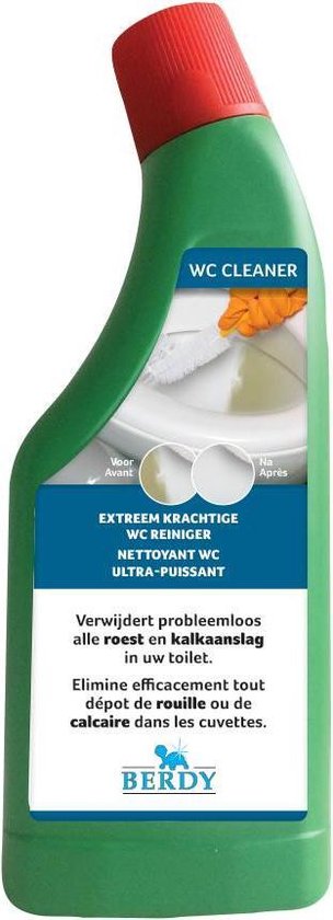 Berdy WC-Reiniger Roest & Kalk 800ml