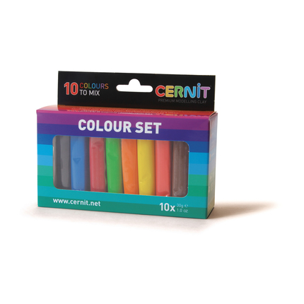 Cernit Polymeerklei Multicolor Set 10x30 g - Number One