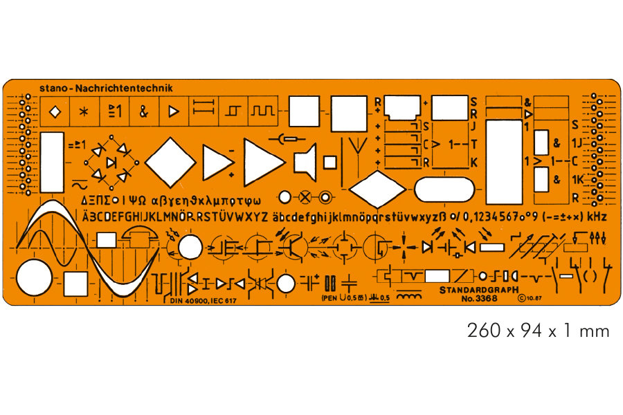 Standardgraph Electronica Sjabloon 3368