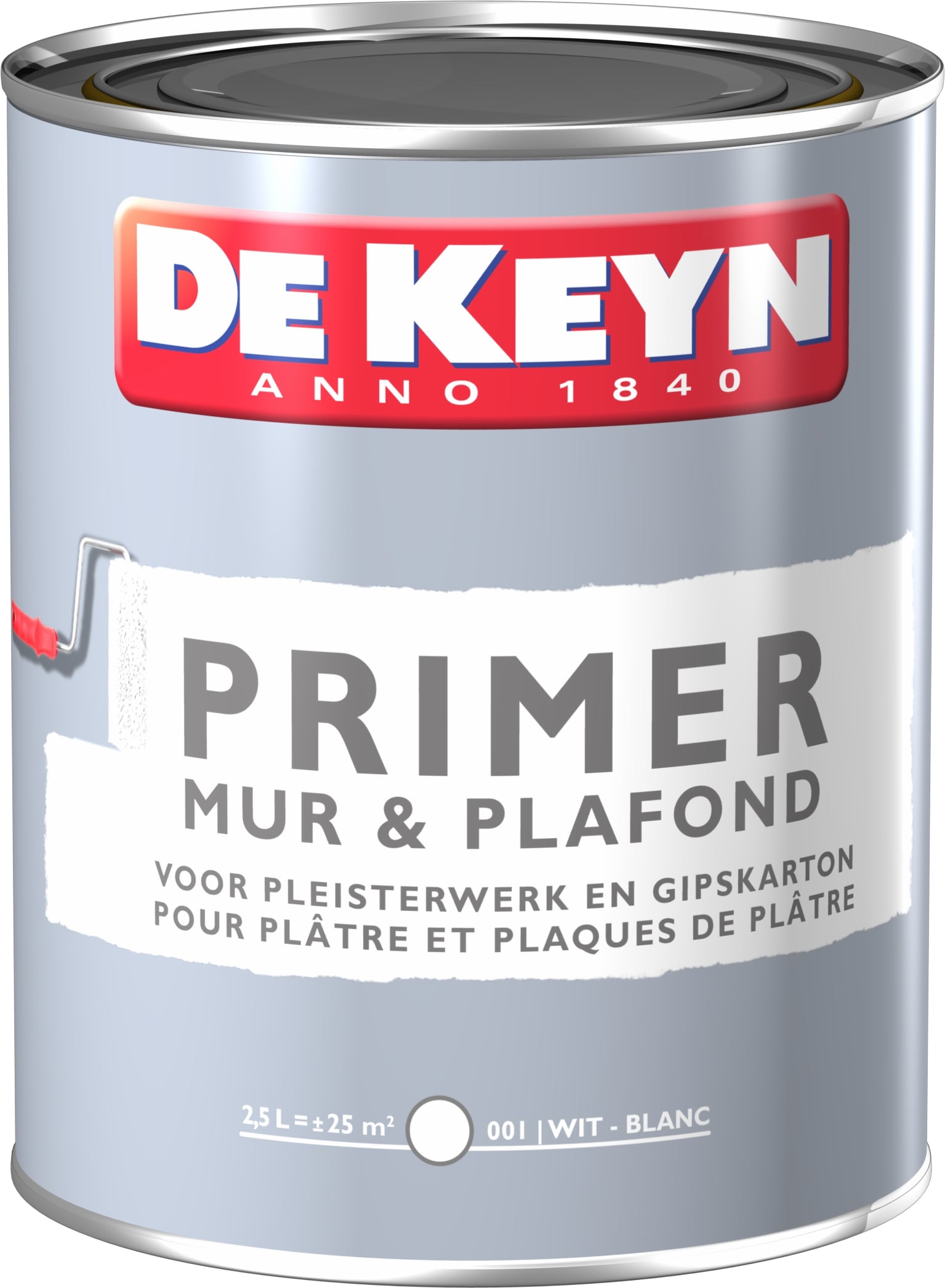 De Keyn Primer Muren & Plafonds 2.5 l