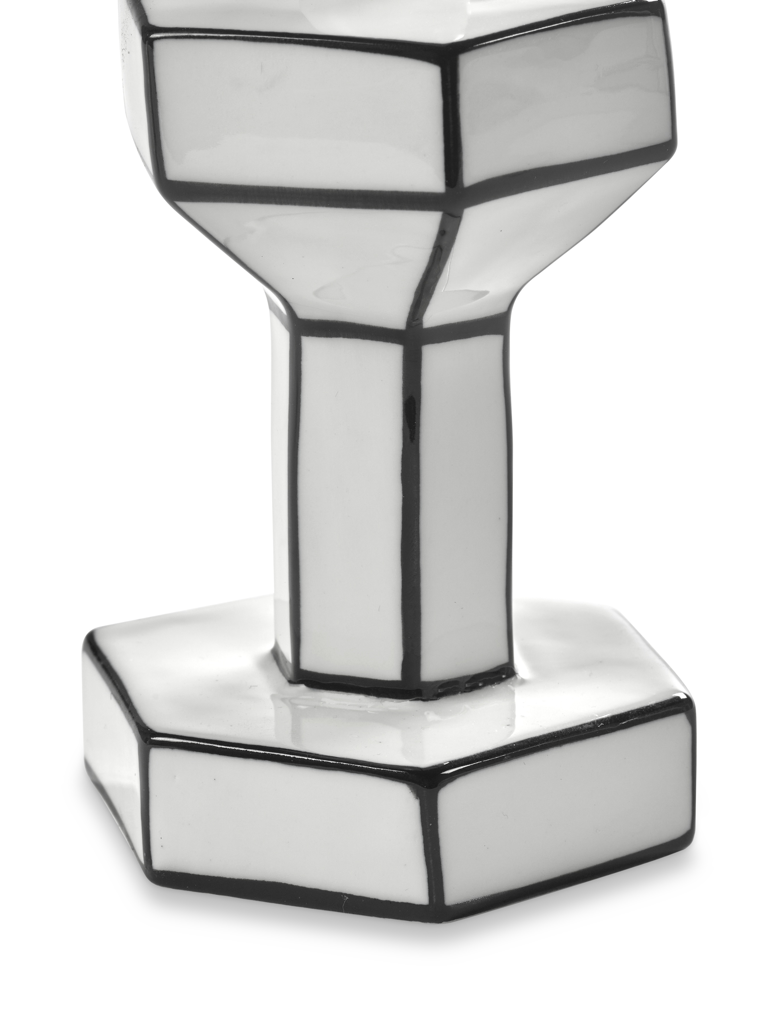Serax Kaarshouder Carte Blanche White/Black S 7.8x6.7x11.5 cm - by Annebet Philips