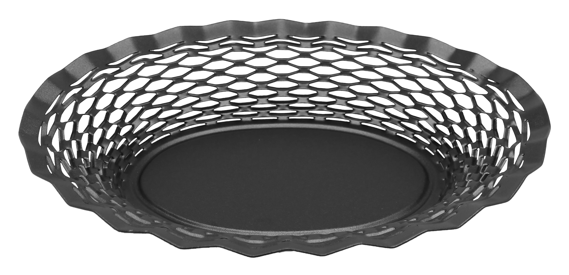 Roger Orfevre Broodmand Vintage Black - 30x24 cm Ovaal - Inox
