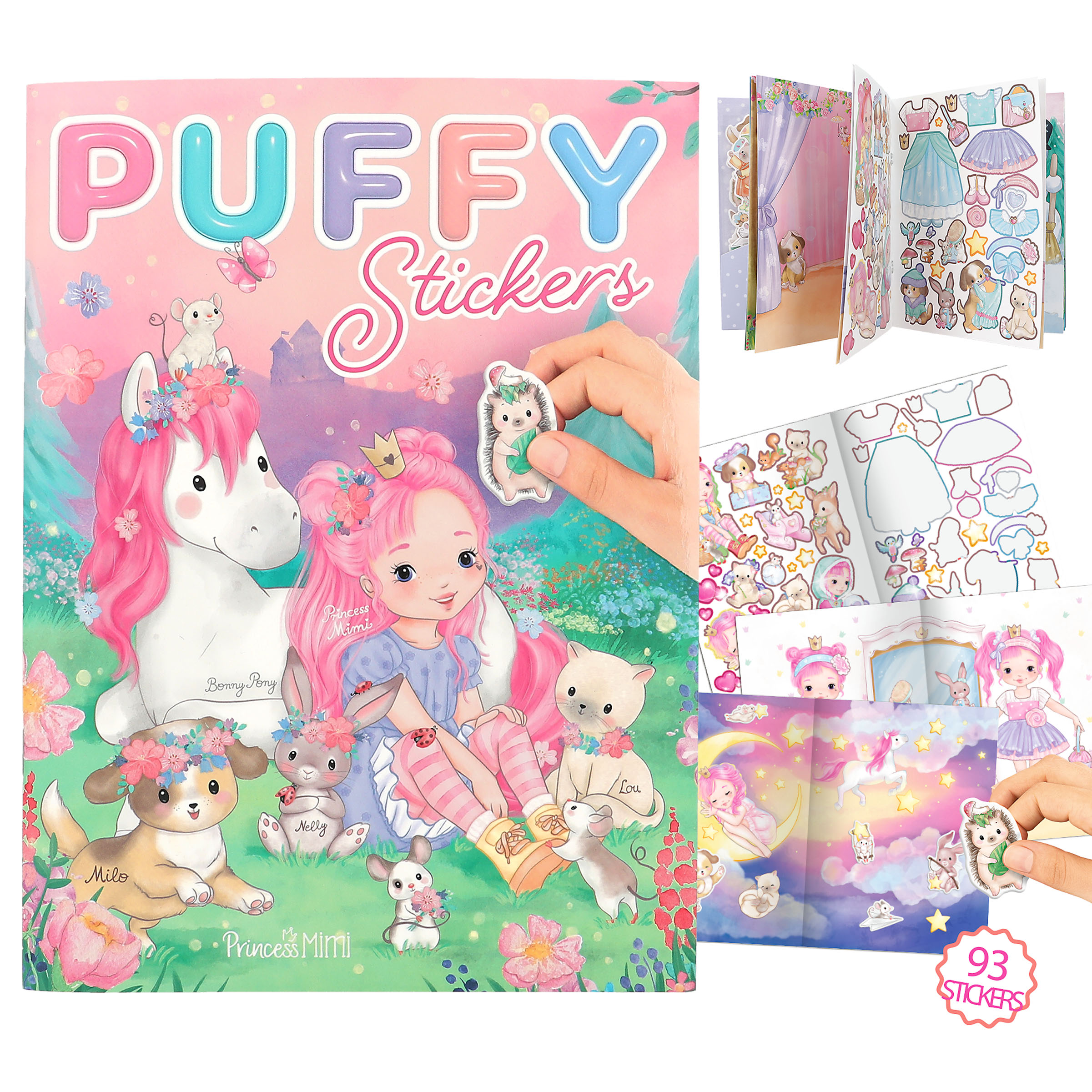 Princess Mimi Puffy Stickerboek