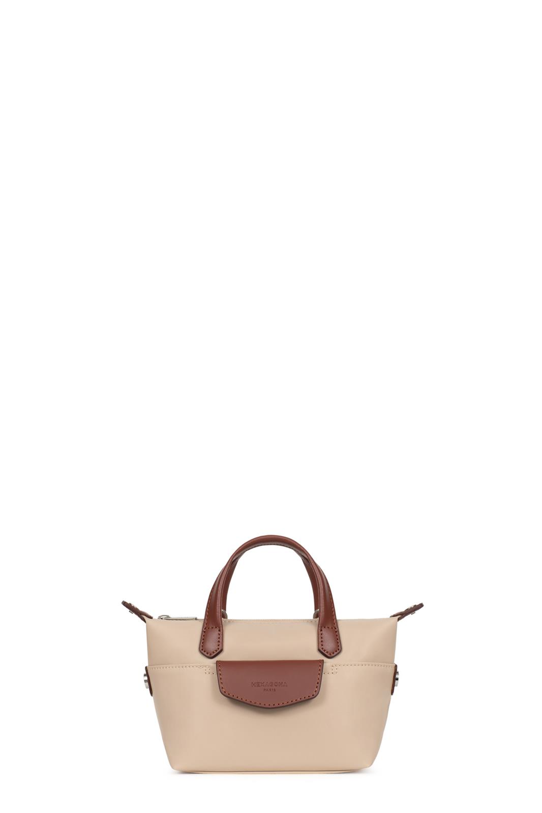 Hexagona Handtas Dames Pop Sand 14x8x24 cm