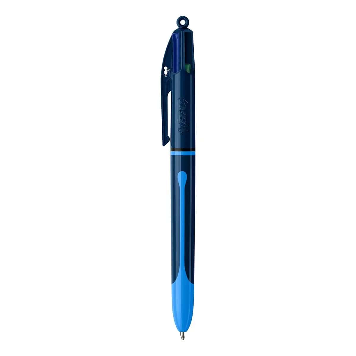 Bic 4 Colours Balpen Smooth Drop Blister - per stuk