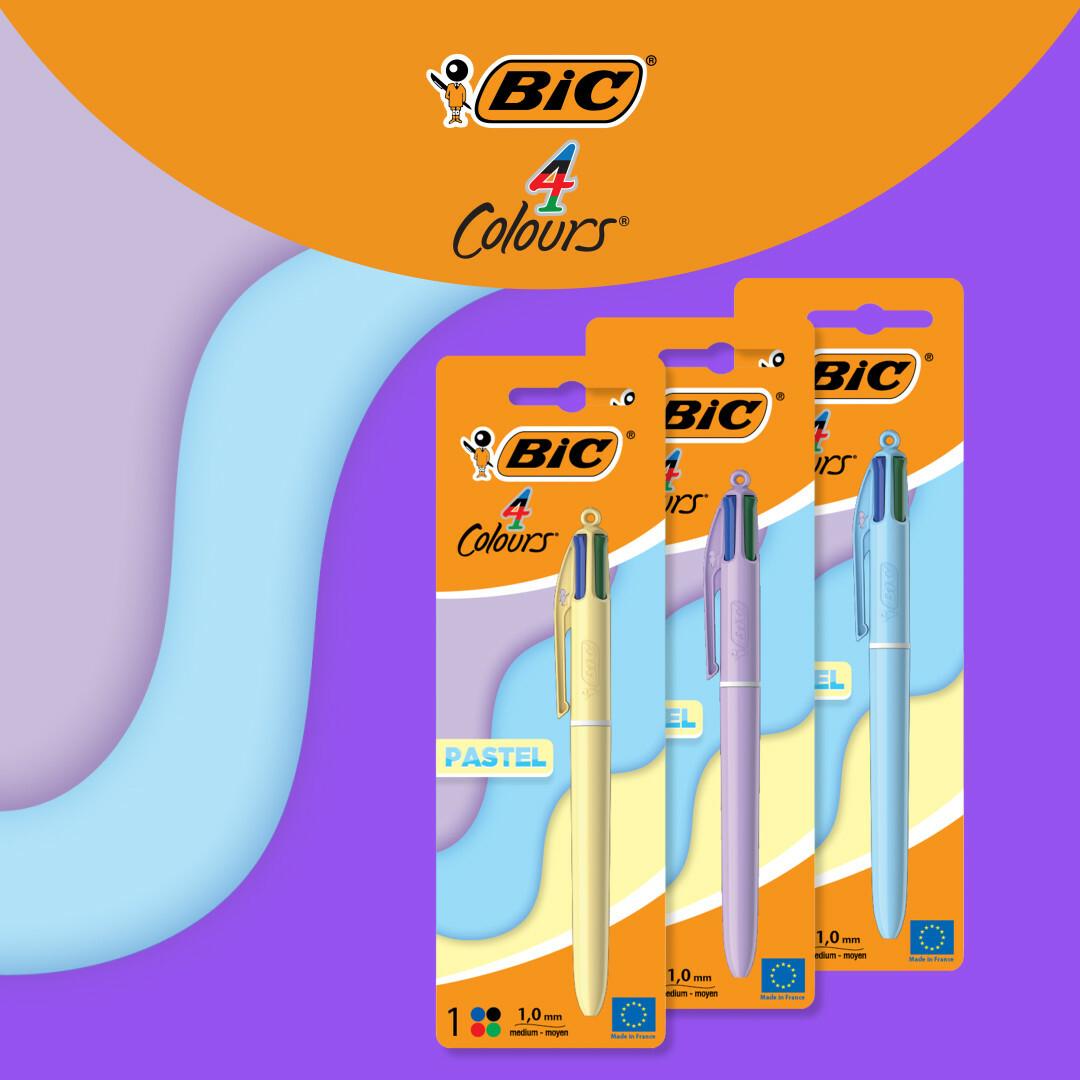 BIC 4 Colours Balpen Pastel
