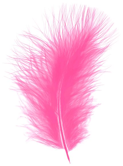 Marabou Pluimen Helroze 12-15cm Zak 6g