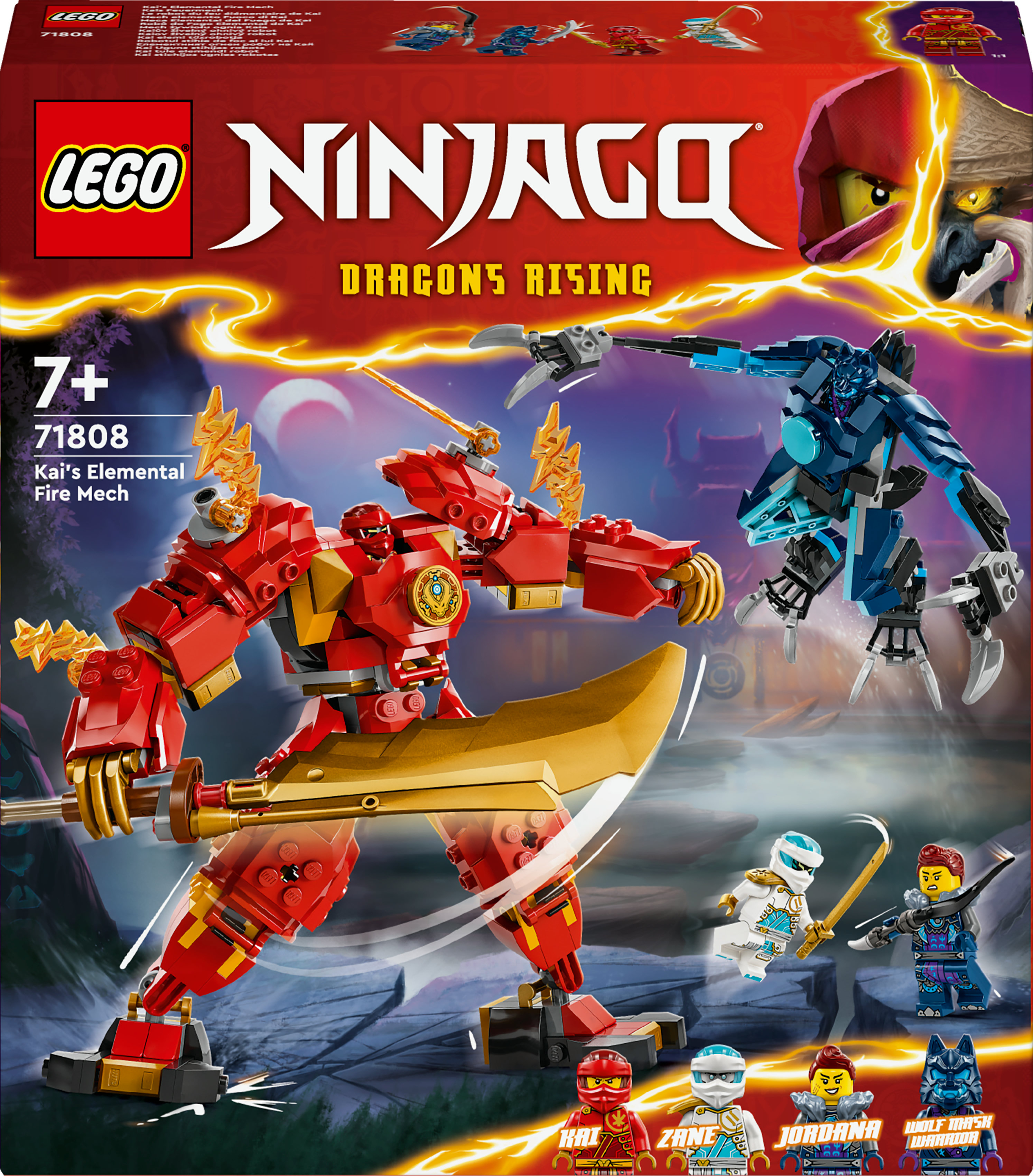 LEGO Ninjago 71808 Kai's elementaire vuurmecha