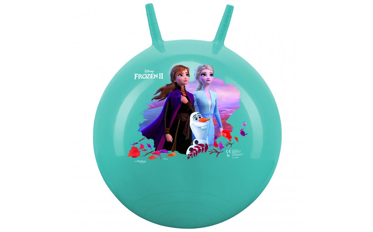 Skippybal 50 cm, Disney Frozen springbal met 2 handvaten