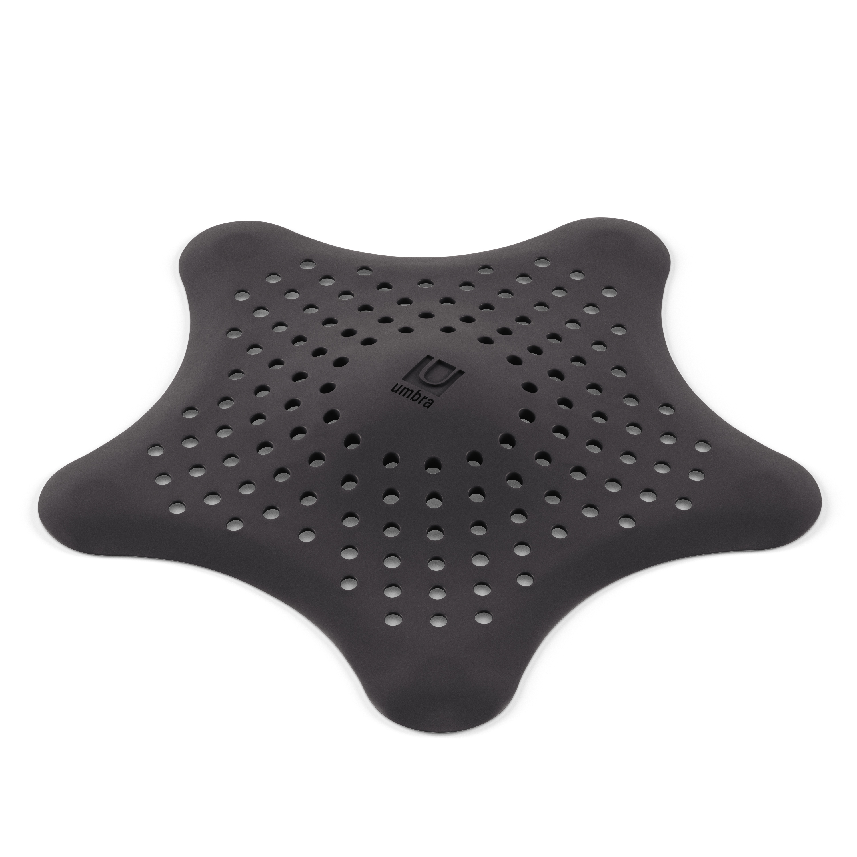 Umbra Afvoerstop Starfish Black - Hair Catcher - voor Bad of Gootsteen - 15x15 cm
