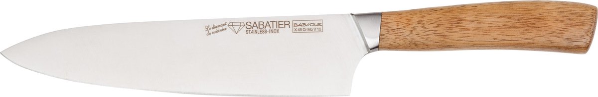 Diamant Sabatier Koksmes Babiole 20cm - RVS/Acaciahout