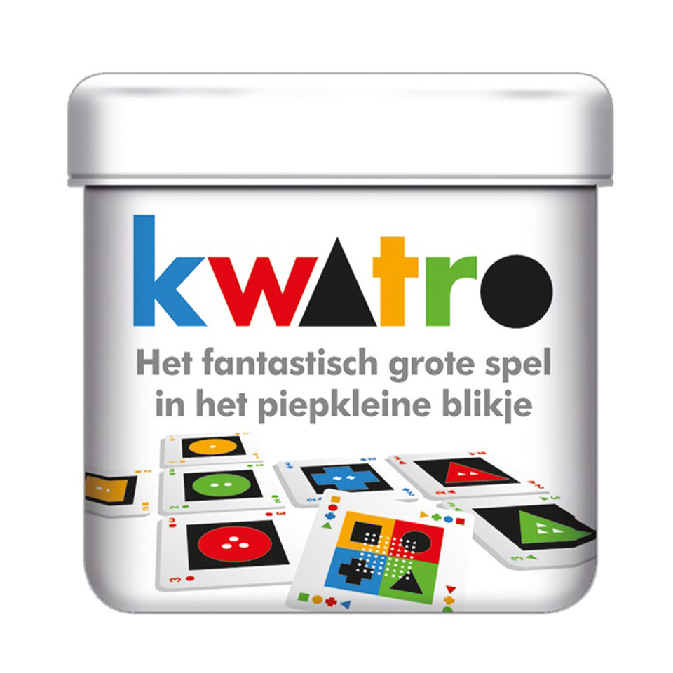 Kwatro, het grote spel in een klein blikje