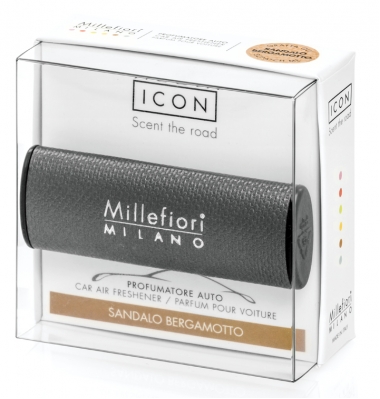 Millefiori Milano Car Air Freshener Icon Urban Sandalo Bergamotto