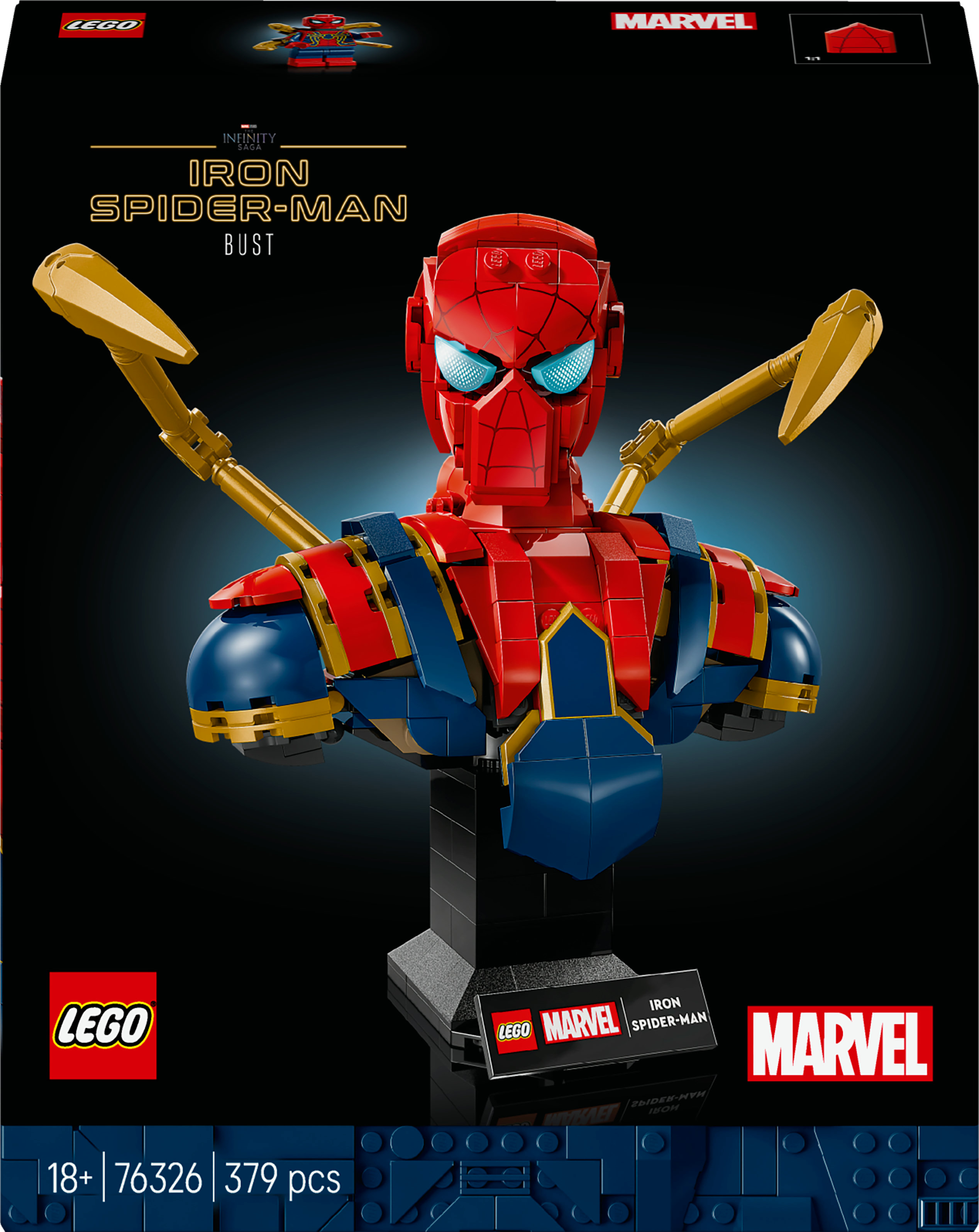 Lego Super Heroes 76326 Iron Spider Man Buste
