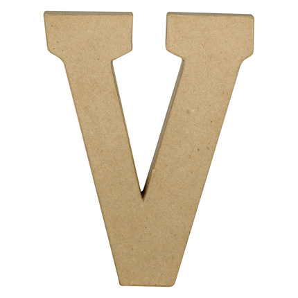 Decopatch Letter V Kraft - 20 cm