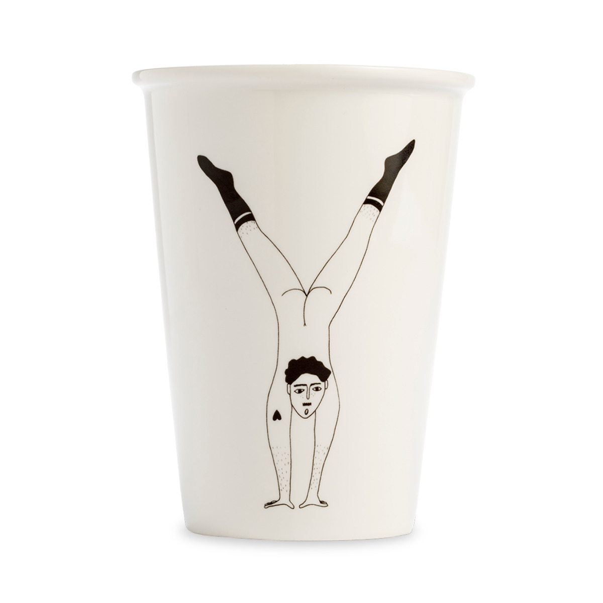 Helen B Beker XL Y 320ml - Porselein - 9x12 cm