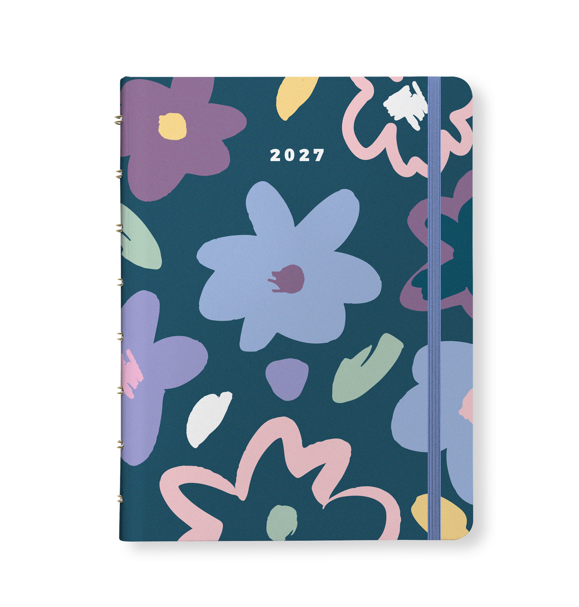 Filofax Life Planner 2027 Bloom Deep Teal A5 1week/2pag
