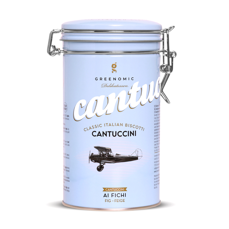 Greenomic Cantucci 180g Ai Fichi - in Blik