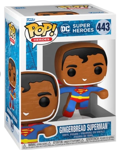 Funko Pop! Heroes - DC Comics Holiday: Gingerbread Superman 443