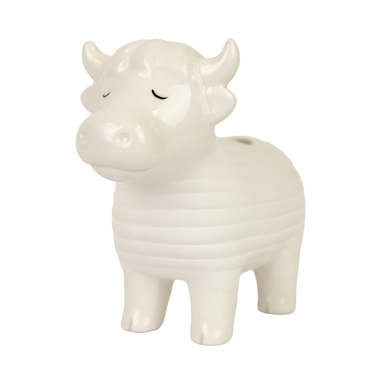 Gift Republic Bloempot Highland Cow met Chiazaden