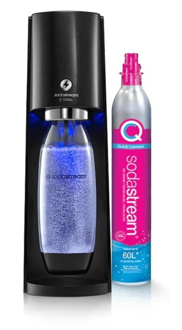Sodastream Bruiswatermachine E-Terra Zwart