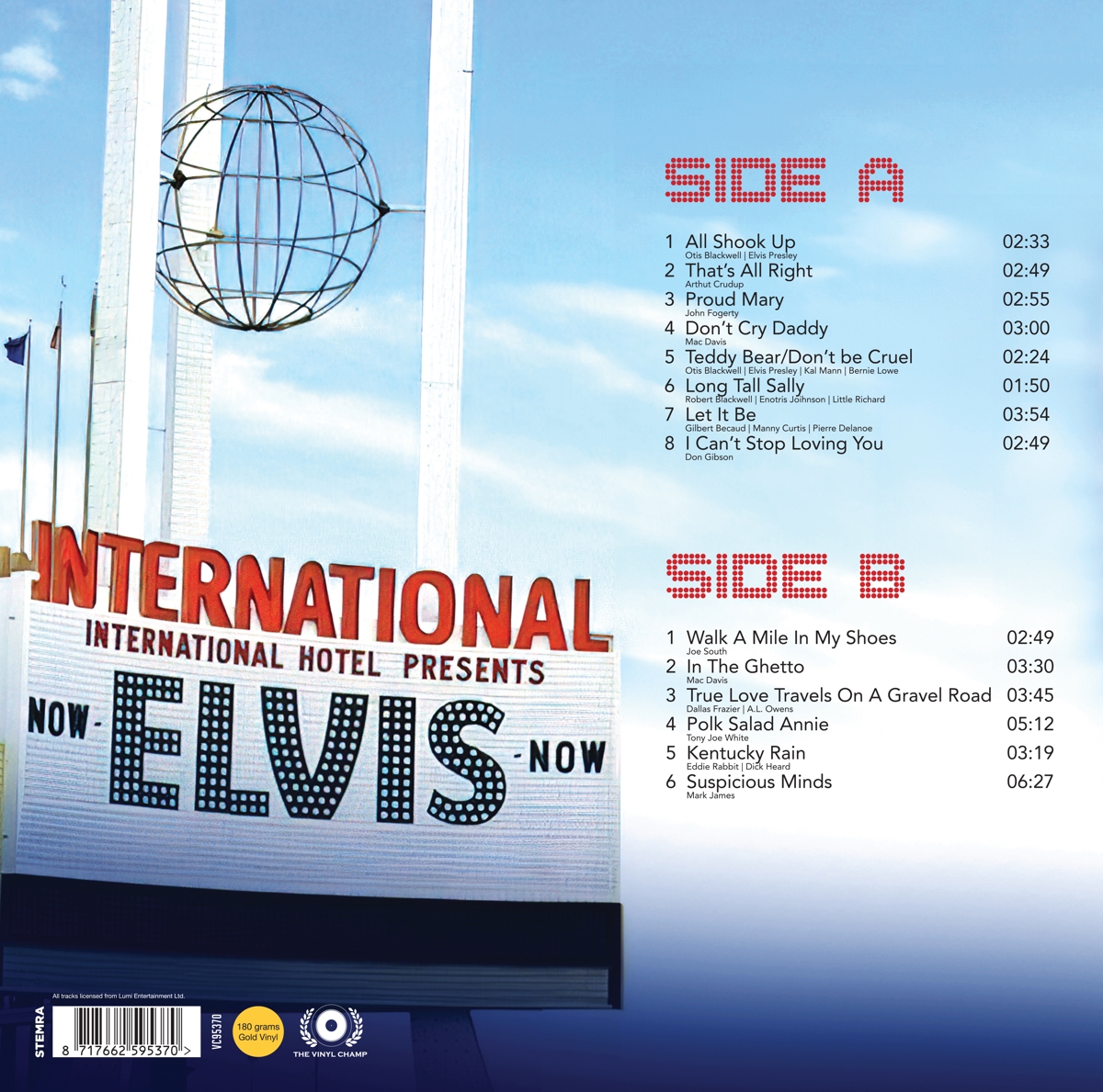 Elvis Presley - LIve in Las Vegas 1970 LP