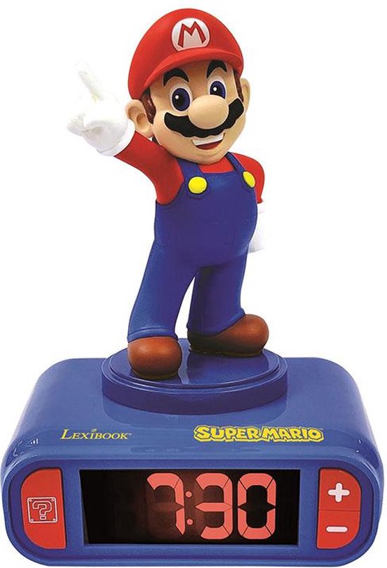 Super Mario Digitale Alarmklok met Licht en Geluid