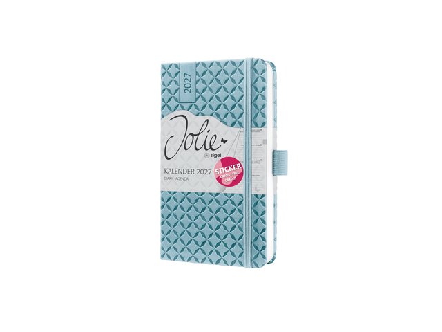 Sigel Agenda 2027 Jolie Flair A6 1week/2pag Sky Blue