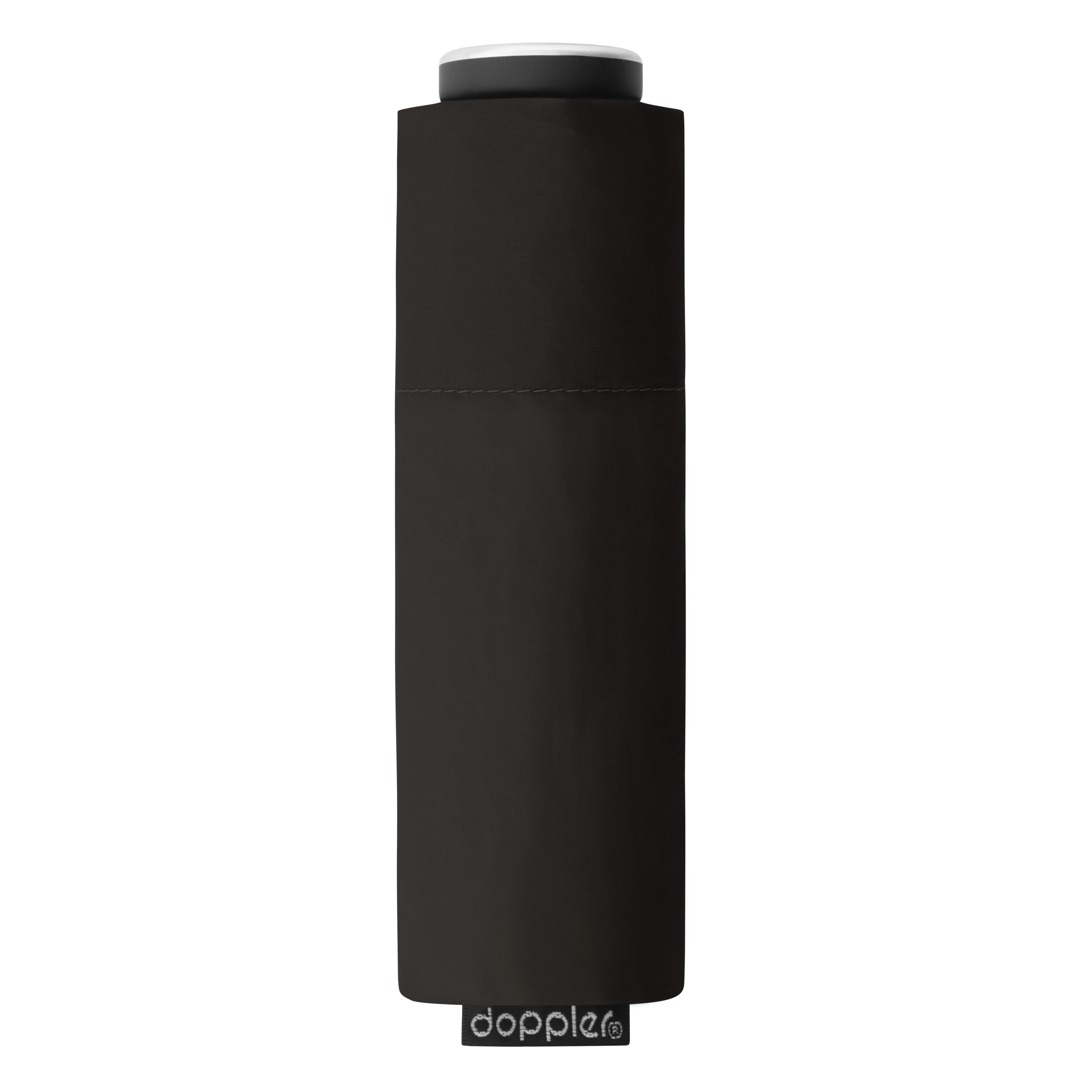 Doppler Paraplu Fiber Mini Compact Simply Zwart dia 93cm