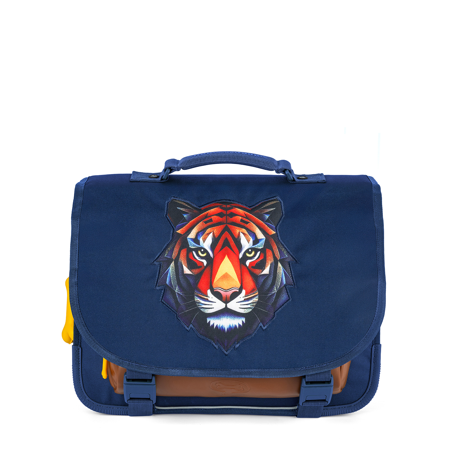 STONES and BONES Boekentas Lotus 13l Tiger Facet Indigo 38x14x28 cm