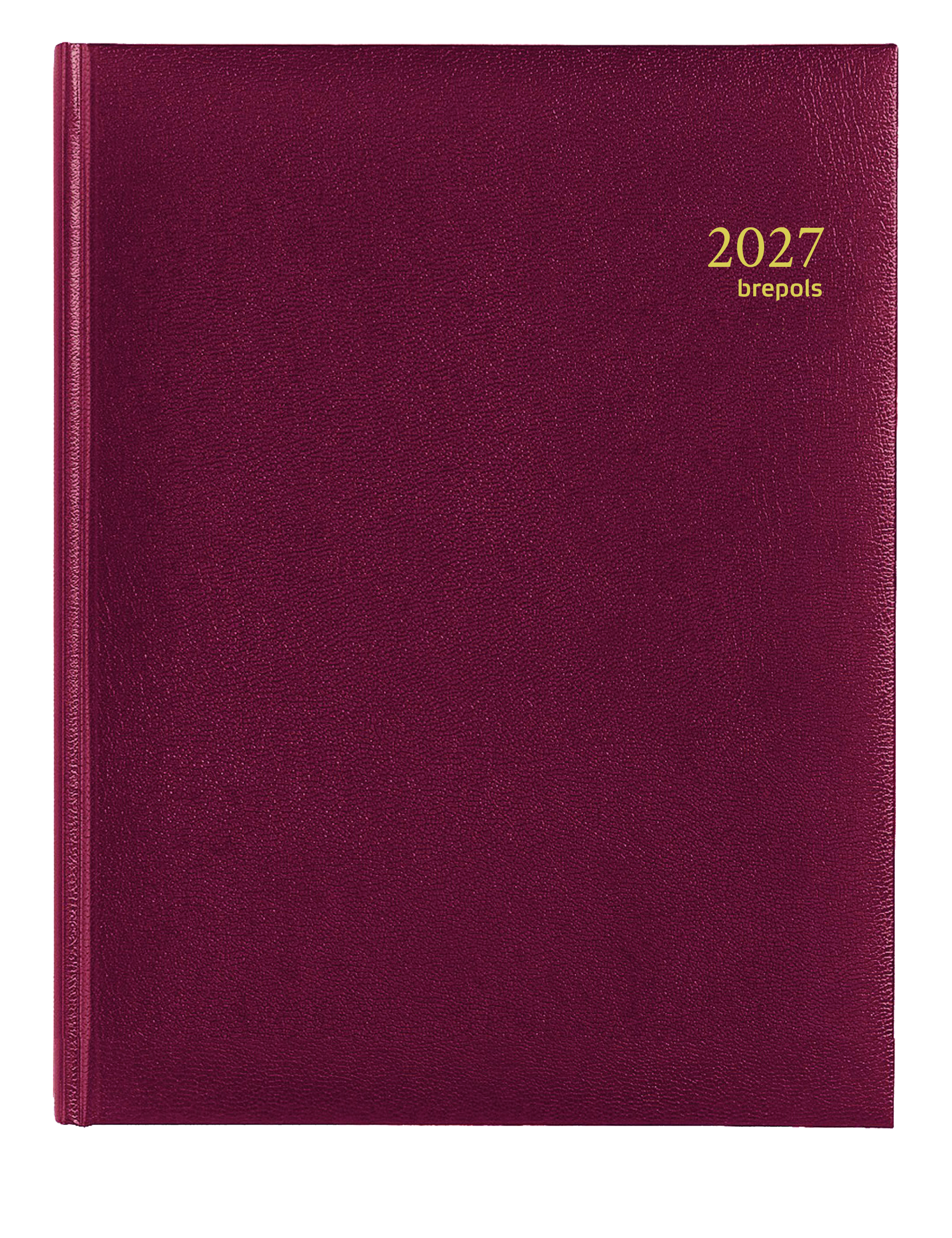 Brepols Agenda 2027 Timing Lima 1week/2pag Bordeaux 17.1x22 cm