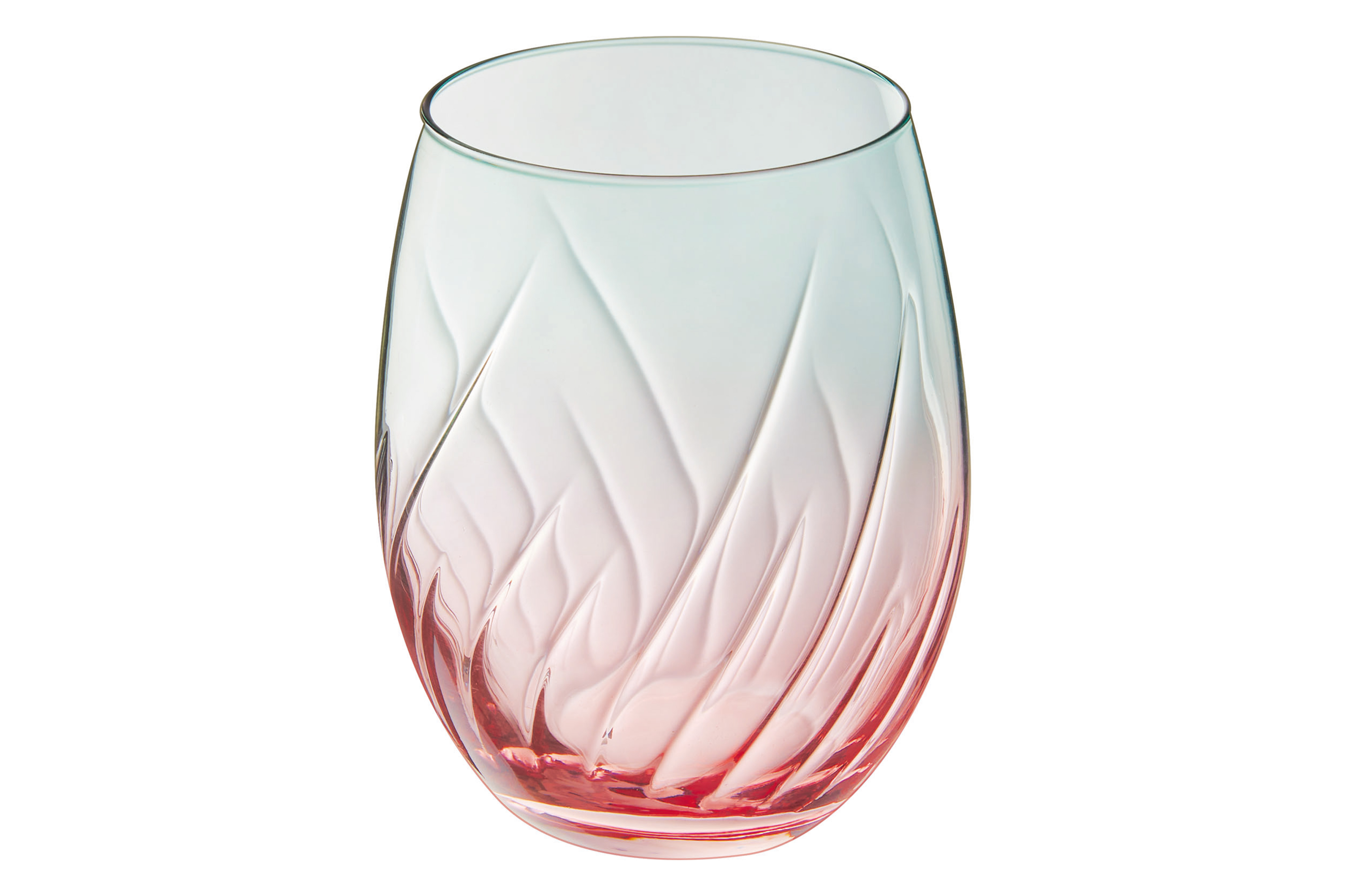 Cristal d'Arques Waterglas Swirly Spring FH 36cl set 4 stuks - Tumbler - 8x10 cm