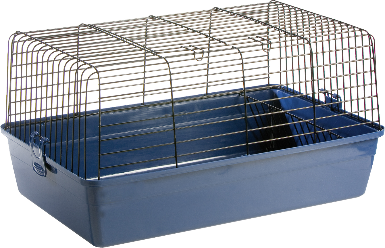 Flamingo Konijnenkooi Sprinters Blauw 60x36x32 cm